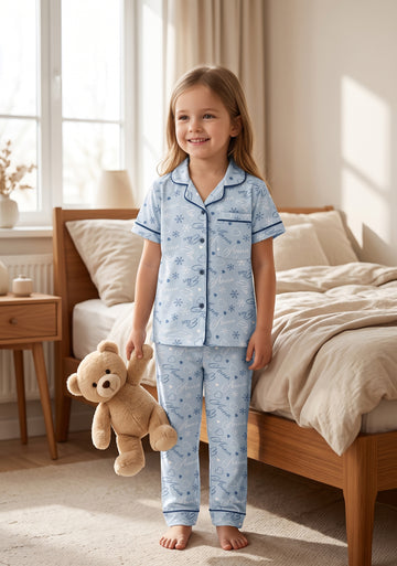 Sky Whisper Kids Cotton Pajama Set