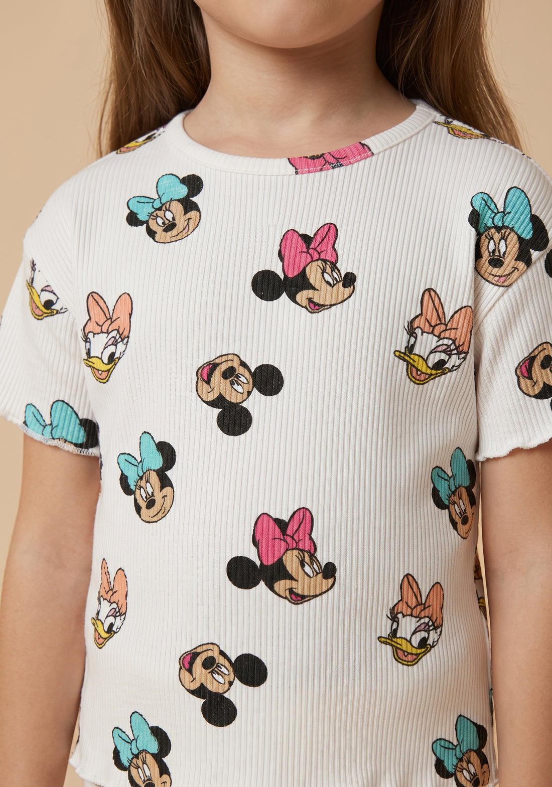 Girls’ Cute Character Print Derby Shorts Set