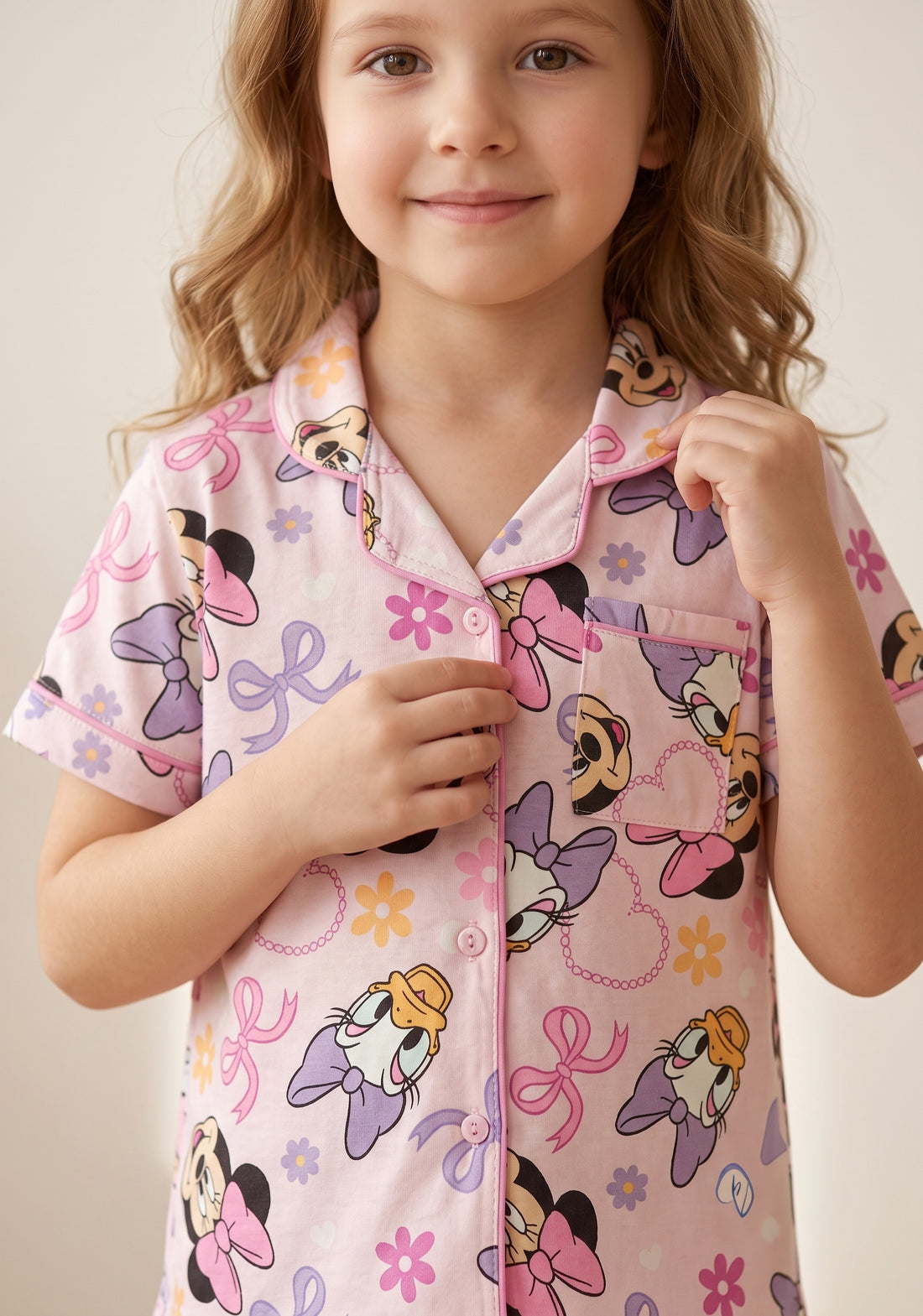 Blossom Bunny Kids Cotton Pajama Set