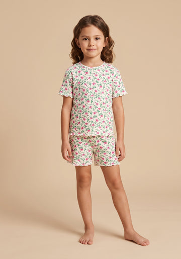 Girls’ Floral Garden Derby Shorts Set