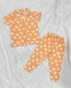 Kids Front Open PJ Set Half Sleeve - Image 14