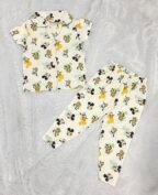 Kids Front Open PJ Set Half Sleeve - Image 4