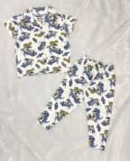 Kids Front Open PJ Set Half Sleeve - Image 5