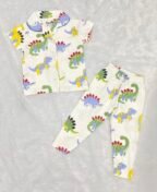 Kids Front Open PJ Set Half Sleeve - Image 6