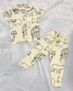 Kids Front Open PJ Set Half Sleeve - Image 7