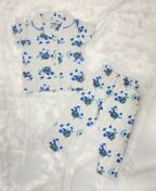 Kids Front Open PJ Set Half Sleeve - Image 8