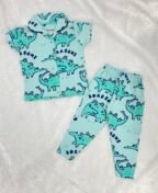 Kids Front Open PJ Set Half Sleeve - Image 11